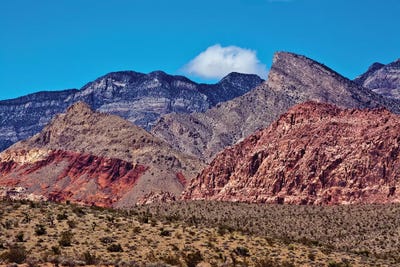 Red Rock Canyon, National Conservation Area, Nevada, USA by Michel Hersen metal wall art