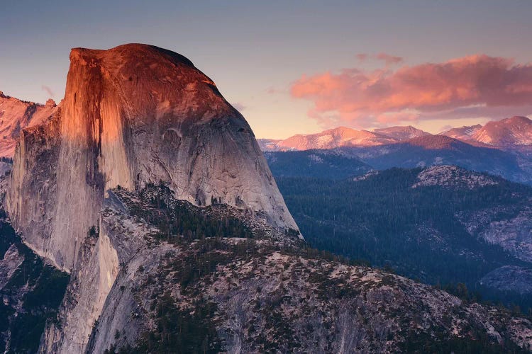 Half Dome As Seen From Glacier Point, Yosemite National Park, California, USA