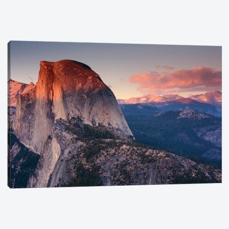 Half Dome As Seen From Glacier Point, Yosemite National Park, California, USA Canvas Print #MHE1} by Michel Hersen Art Print