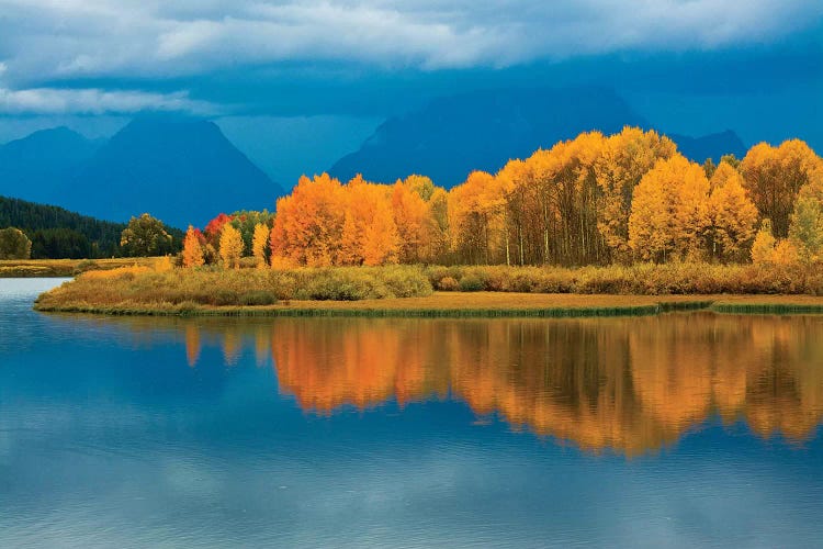 Autumn Evening, Oxbow, Grand Teton National Park, Wyoming, USA