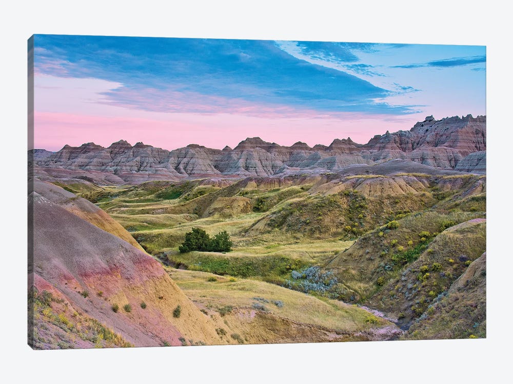 Badlands National Park, South Dakota, USA by Michel Hersen 1-piece Canvas Artwork