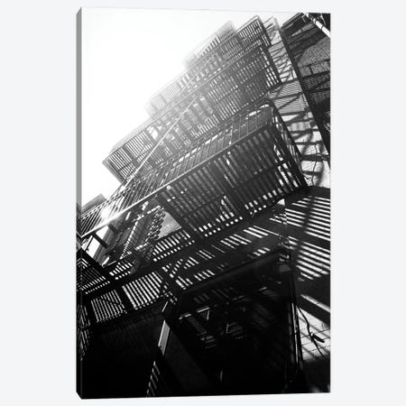 Firestairs Canvas Print #MHF74} by Michael Frank Canvas Print