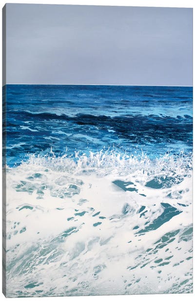 Breaking Wave Canvas Art Print - Martina Hartusch