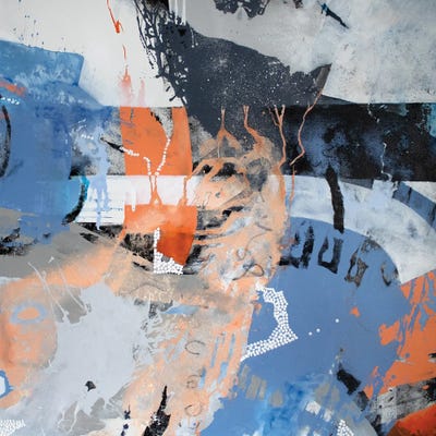 Butterfly by Martina Hartusch multi panel art