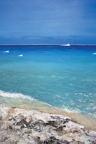Large Coastal Art - Canvas Prints: Calm by Martina Hartusch
