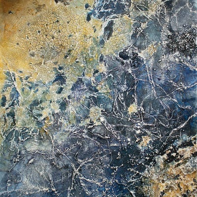 Connected I by Martina Hartusch multi panel art