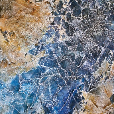 Connected II by Martina Hartusch multi panel art