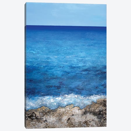 Deep Blue Canvas Print #MHH20} by Martina Hartusch Art Print