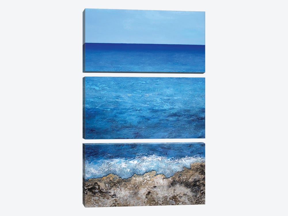 Deep Blue by Martina Hartusch 3-piece Art Print