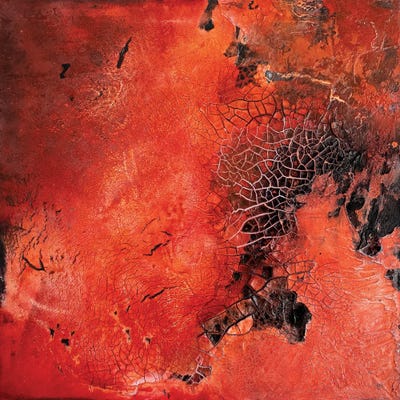 Eruption by Martina Hartusch multi panel art