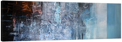 Freedom I Canvas Art Print - Blue Abstract Art