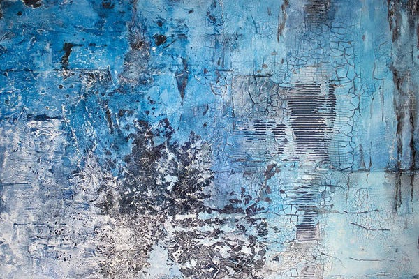 Martina Hartusch: Abstract Blue I by Martina Hartusch
