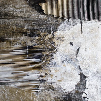 Gold Rush II by Martina Hartusch multi panel art