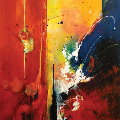 Into An Exciting Future by Martina Hartusch multi panel art