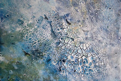 Melting Ice Sheet by Martina Hartusch multi panel art