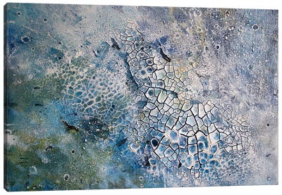 Melting Ice Sheet Canvas Art Print - Martina Hartusch