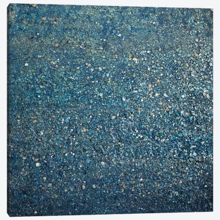 Sparkling Blue Canvas Print #MHH44} by Martina Hartusch Canvas Art