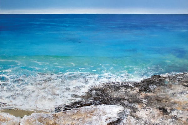 Large Coastal Art - Canvas Prints: The Supreme Good Is by Martina Hartusch