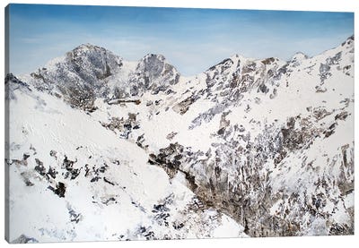 Winter Mountains Canvas Art Print - Martina Hartusch