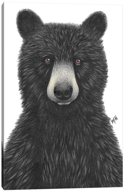 Little Bear Canvas Art Print - Lakehouse Décor