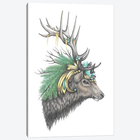 Majestic Elk Canvas Print #MHK26} by Mandy Heck Canvas Print
