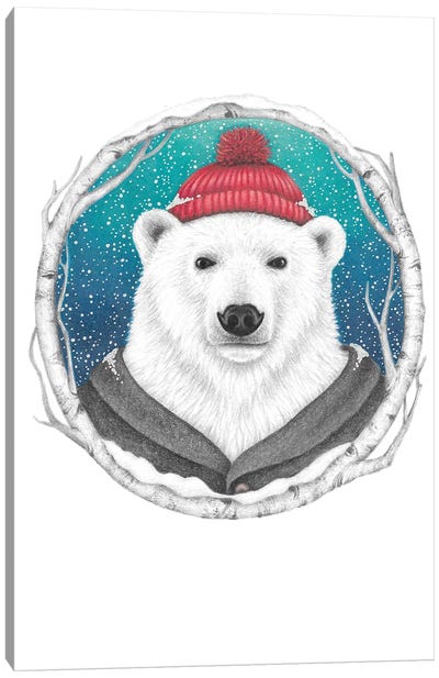 Polar Bear Canvas Art Print - Mandy Heck