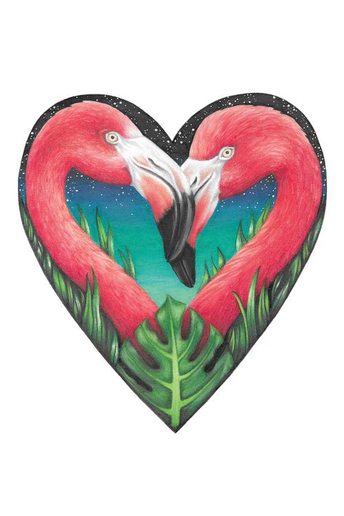 Flamingo Heart