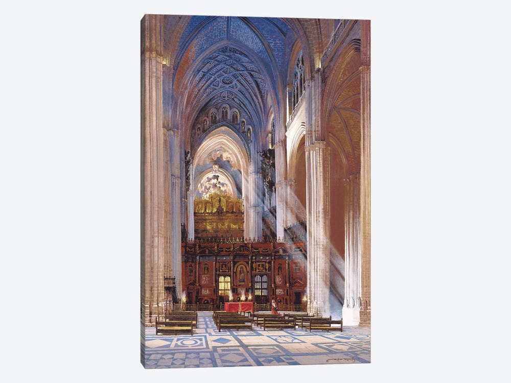 Sevilla Cathedral by Maher Morcos 1-piece Canvas Print