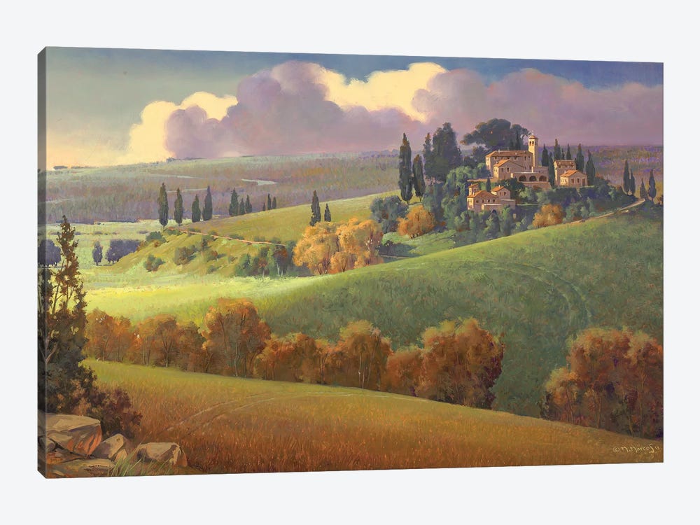 Spring In Tuscany by Maher Morcos 1-piece Canvas Art