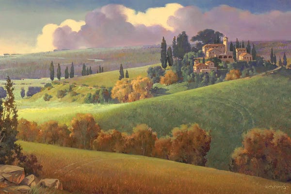 Maher Morcos: Spring In Tuscany by Maher Morcos