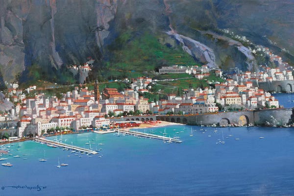 Maher Morcos: Amalfi Shores by Maher Morcos