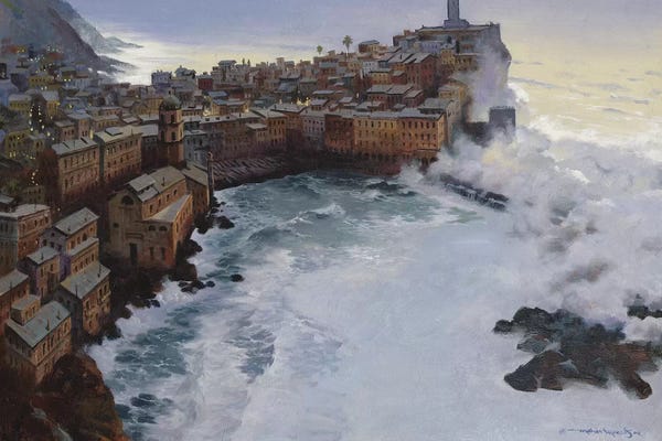 Countrysides: Stormy Dawn by Maher Morcos