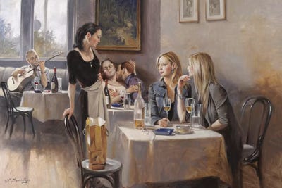 The Tavern by Maher Morcos art print