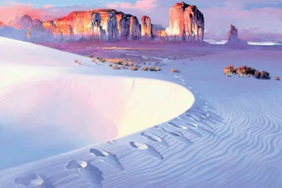 Tracks by Maher Morcos canvas print