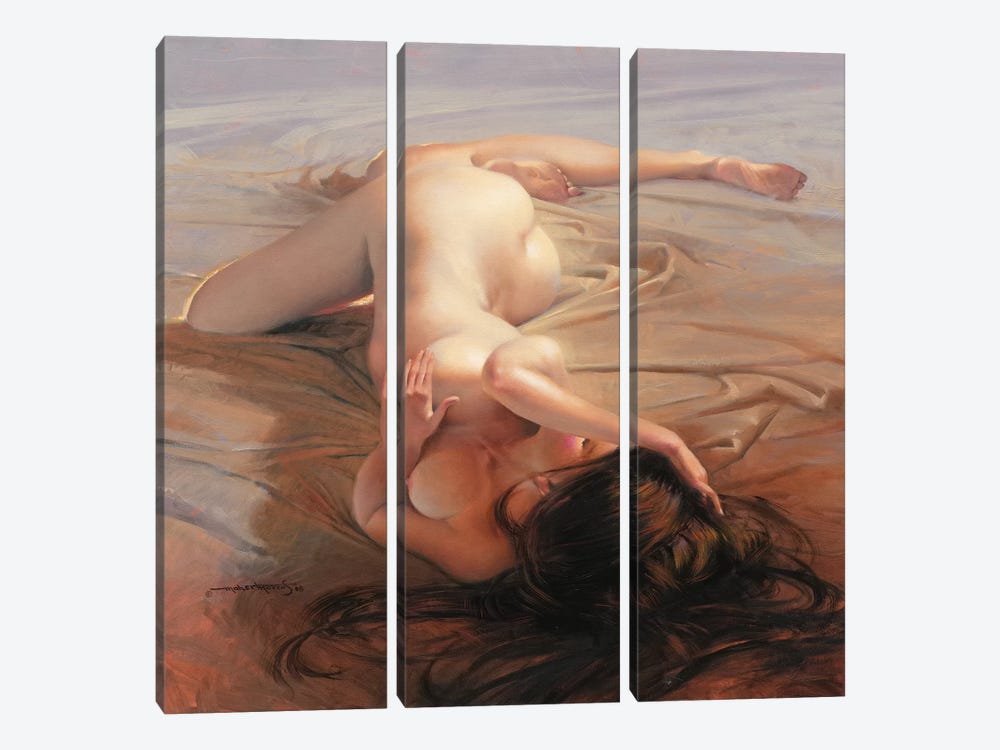 Twist by Maher Morcos 3-piece Canvas Print