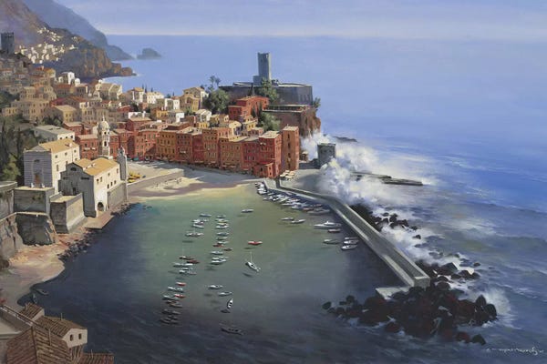 Maher Morcos: Vernazza by Maher Morcos