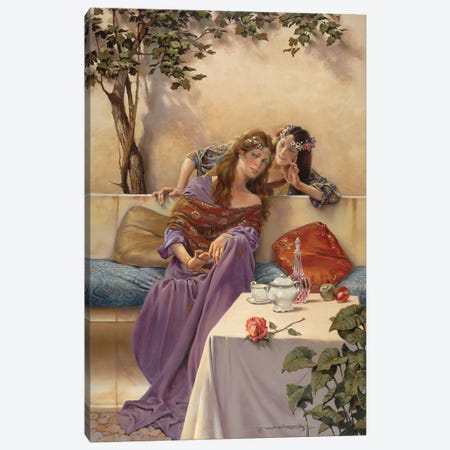 Whisper Canvas Print #MHM137} by Maher Morcos Canvas Artwork