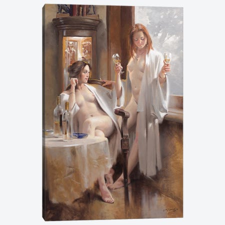 Sauvignon Blanc Canvas Print #MHM145} by Maher Morcos Canvas Print