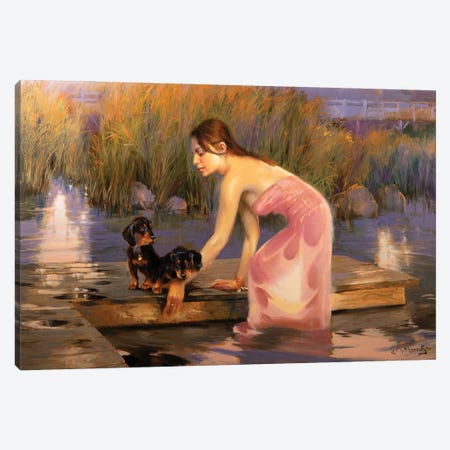 Seiners Canvas Print #MHM148} by Maher Morcos Canvas Wall Art