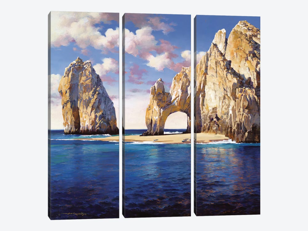 Cabo San Lucas by Maher Morcos 3-piece Canvas Wall Art