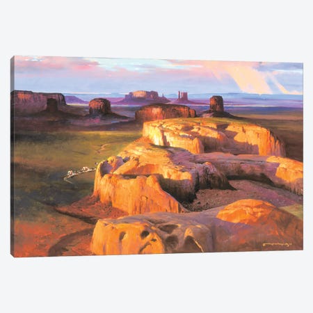 Crossing South Canvas Print #MHM22} by Maher Morcos Canvas Artwork