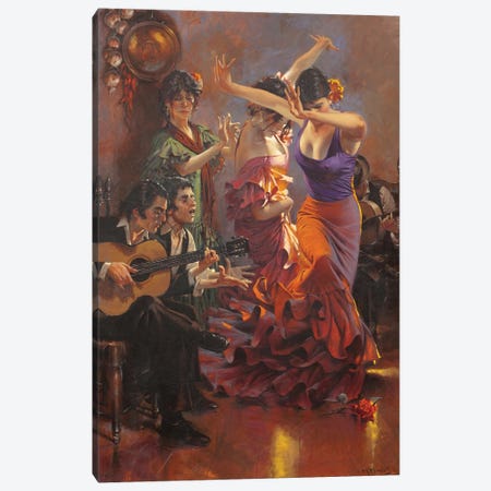 Dance With Pain Canvas Print #MHM23} by Maher Morcos Canvas Wall Art