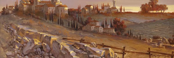 Maher Morcos: Dayend In Tuscany by Maher Morcos