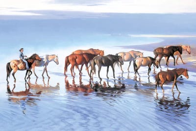 Early Morning Paddle by Maher Morcos canvas print