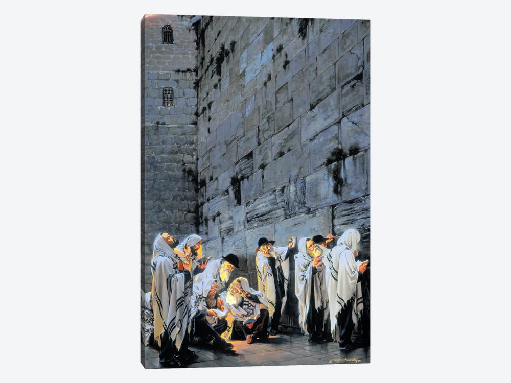 Early Morning Prayer by Maher Morcos 1-piece Canvas Wall Art