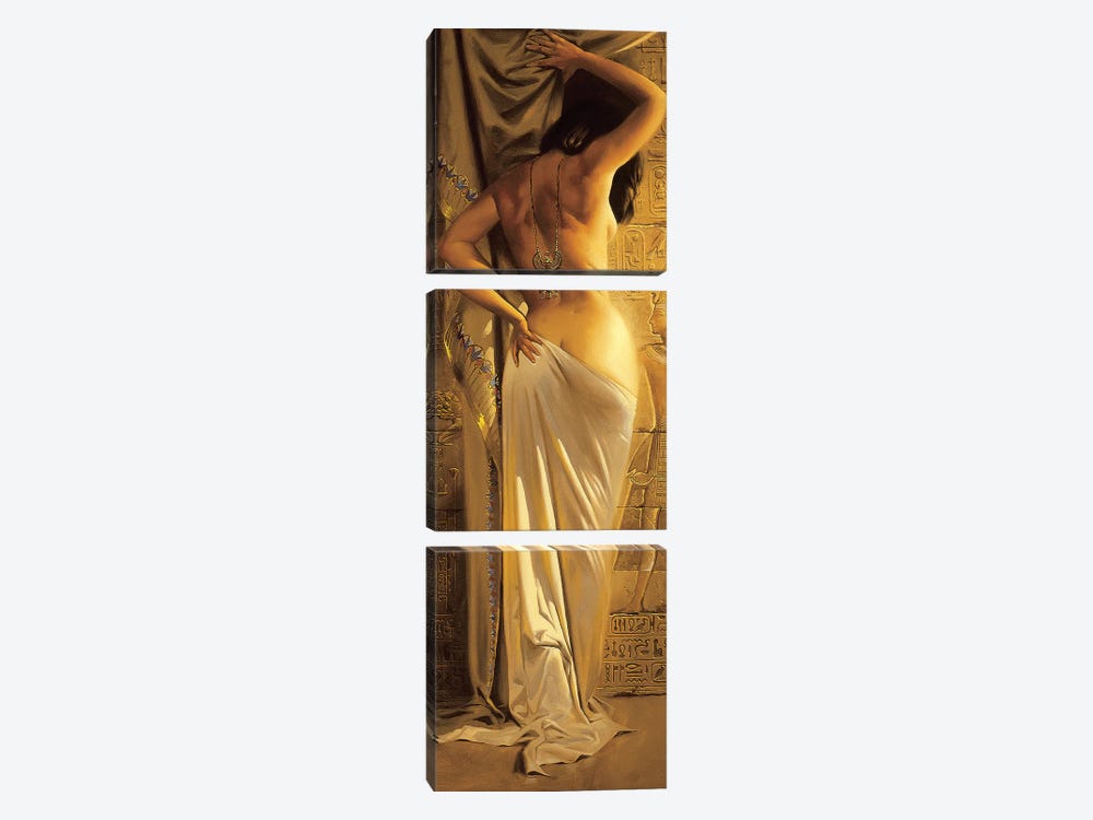 Egyptian Goddess by Maher Morcos 3-piece Canvas Wall Art