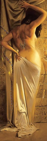 Panoramic Vertical: Egyptian Goddess by Maher Morcos