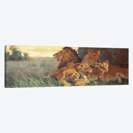Family Canvas Print #MHM35} by Maher Morcos Canvas Wall Art
