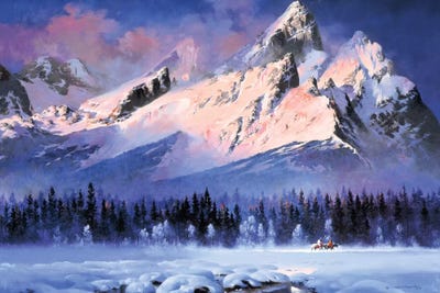 First Light At Titon by Maher Morcos art print