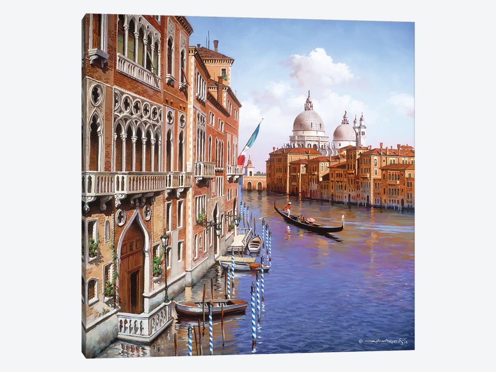 Grand Canal by Maher Morcos 1-piece Canvas Art Print